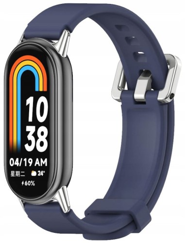 Pasek opaska RabbitMob do Xiaomi Mi Band 8/9/10, PREMIUM | Granatowy