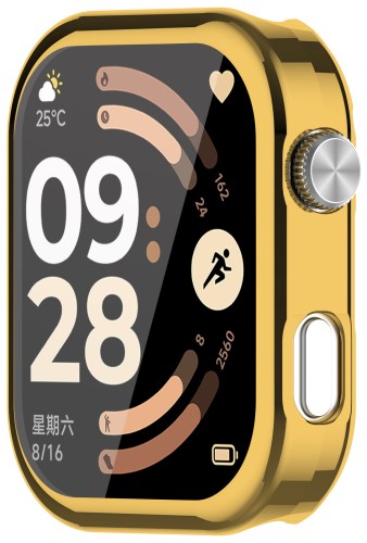 Etui 2w1 Z OSŁONĄ NA EKRAN 360° Case do Xiaomi Redmi Watch 6 | Złote