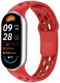 Pasek opaska RabbitMob do Xiaomi Mi Band 8/9/10, PERFOROWANY | Czerwony