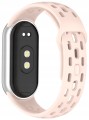 Pasek opaska RabbitMob do Xiaomi Mi Band 8/9/10, PERFOROWANY | Pudrowy Róż