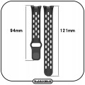 Pasek opaska RabbitMob do Xiaomi Mi Band 8/9/10, PERFOROWANY | Pudrowy Róż