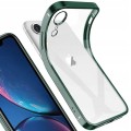  Etui do iPhone XR, osłonka na aparat, przeźroczysty tył, różne kolory