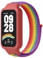 Pasek Nylonowy RabbitMob do Xiaomi Mi Band 9 Active/Redmi Band 3 | Tęczowy