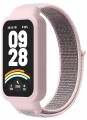 Pasek Nylonowy RabbitMob do Xiaomi Mi Band 9 Active/Redmi Band 3 | Różowy
