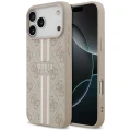 Etui Guess 4G Printed Stripes MagSafe na iPhone 17 Pro Max - różowe