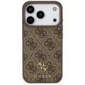 Etui Guess 4G Small Classic Logo MagSafe na iPhone 17 Pro - brązowe