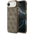 Etui Guess 4G PU Classic Logo MagSafe na iPhone 17 Air - brązowe