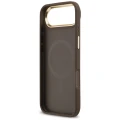 Etui Guess 4G PU Classic Logo MagSafe na iPhone 17 Air - brązowe