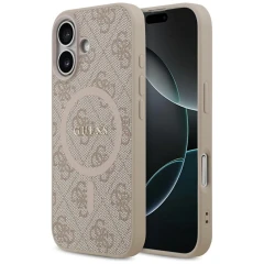 Etui Guess 4G Ring Classic Logo MagSafe na iPhone 17 - różowe