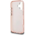 Etui Karl Lagerfeld IML Aquarelle Choupette & Logo na iPhone 16 - różowe