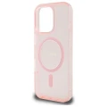 Etui Guess GUHMP16LHFGEREP do iPhone 16 Pro 6.3"  różowy/pink hardcase IML Glitter Circle MagSafe