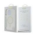 Etui Guess GUHMP16LHFGERET do iPhone 16 Pro 6.3" przeźroczysty/transparent hardcase IML Glitter Circle MagSafe