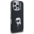 Etui Karl Lagerfeld IML Aquarelle Karl & Logo MagSafe na iPhone 16 Pro Max - czarne