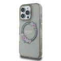 Etui Guess GUHMP16XHFWFCK do iPhone 16 Pro Max    6.9" czarny/black hardcase IML Flowers Wreath MagSafe