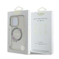 Etui Guess GUHMP16XHFWFCK do iPhone 16 Pro Max    6.9" czarny/black hardcase IML Flowers Wreath MagSafe