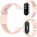 Pasek opaska RabbitMob do Xiaomi Mi Band 8/9/10, PERFOROWANY | Pudrowy Róż