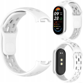 Pasek opaska RabbitMob do Xiaomi Mi Band 8/9/10, PERFOROWANY | Biały