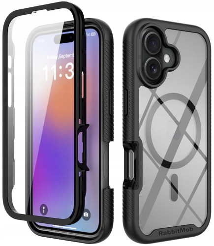 Etui do iPhone 17, Case Full Protect 360°, Dwuczęściowe, do MagSafe