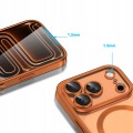 Etui do iPhone 17 Pro Max, ELITE FRAME CASE, Ochrona Aparatu, do MagSafe | Pomarańczowy
