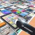 Wozinsky uchwyt magnetyczny na deskę rozdzielczą przyklejany czarny