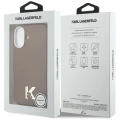 Etui Karl Lagerfeld Karl Head Logo MagSafe do iPhone 17 - brązowe