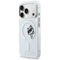 Etui Karl Lagerfeld IML Peekaboo MagSafe na iPhone 17 Pro - przezroczyste