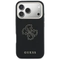 Etui Guess FW Resin Logo na iPhone 17 Pro - czarne