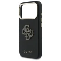 Etui Guess FW Resin Logo na iPhone 17 Pro - czarne