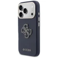 Etui Guess FW Resin Logo na iPhone 17 Pro - niebieskie