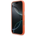 Etui Guess FW Resin Logo na iPhone 17 Pro - pomarańczowe