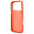 Etui Guess FW Resin Logo na iPhone 17 Pro - pomarańczowe