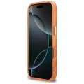 Etui Guess IML Peony Dot MagSafe na iPhone 17 Pro - pomarańczowe