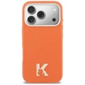 Etui Karl Lagerfeld Karl Head Logo MagSafe na iPhone 17 Pro - pomarańczowe