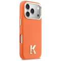 Etui Karl Lagerfeld Karl Head Logo MagSafe na iPhone 17 Pro - pomarańczowe