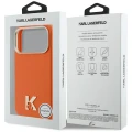 Etui Karl Lagerfeld Karl Head Logo MagSafe na iPhone 17 Pro - pomarańczowe