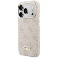 Etui Guess 4G Script MagSafe na iPhone 17 Pro - różowe