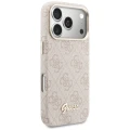 Etui Guess 4G Script MagSafe na iPhone 17 Pro - różowe