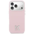 Etui Karl Lagerfeld Karl Head Logo MagSafe na iPhone 17 Pro - różowe