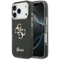 Etui Guess IML 4G Script Metal na iPhone 17 Pro - czarne