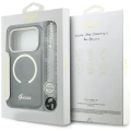Etui Guess IML Glitters Script Strap MagSafe na iPhone 17 Pro - czarne