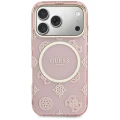 Etui Guess IML Peony Dot MagSafe na iPhone 17 Pro - różowe