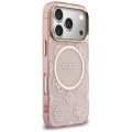 Etui Guess IML Peony Dot MagSafe na iPhone 17 Pro - różowe