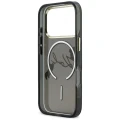 Etui Karl Lagerfeld IML Choupettes Karl  Script Logo MagSafe na iPhone 17 Pro - czarne
