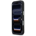 Etui Karl Lagerfeld IML Glitter KL Diamond Logo na iPhone 17 Pro - czarne