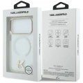 Etui Karl Lagerfeld IML K Head Logo MagSafe na iPhone 17 Pro - przezroczyste