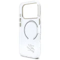 Etui Karl Lagerfeld IML KL Script Logo MagSafe na iPhone 17 Pro - przezroczyste