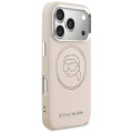 Etui Karl Lagerfeld K Head Point Logo MagSafe na iPhone 17 Pro - różowe