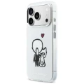 Etui Karl Lagerfeld Karl & Choupette Back MagSafe na iPhone 17 Pro - przezroczyste