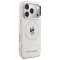 Etui Karl Lagerfeld Point & Choupette Sketch MagSafe na iPhone 17 Pro - różowe
