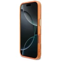 Etui Guess IML Peony Dot MagSafe na iPhone 17 Pro Max - pomarańczowe